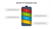 battery ppt download slide model